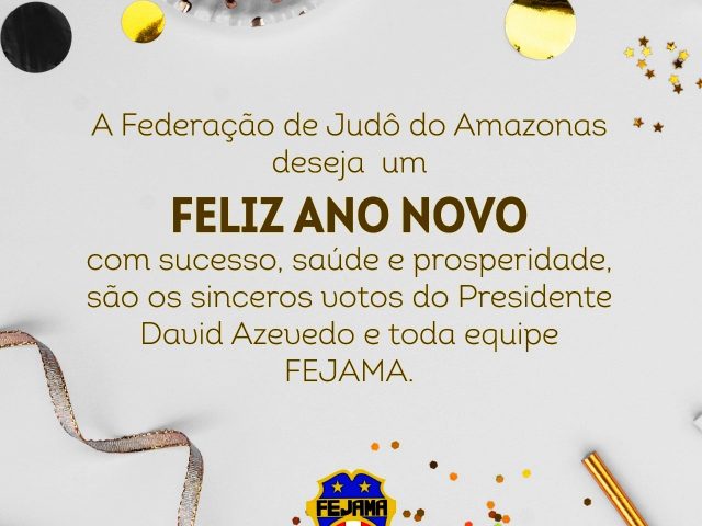 FEJAMA deseja a todos um Feliz Ano Novo FEJAMA deseja a todos um Feliz Ano Novo